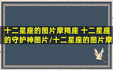 十二星座的图片摩羯座 十二星座的守护神图片/十二星座的图片摩羯座 十二星座的守护神图片-我的网站